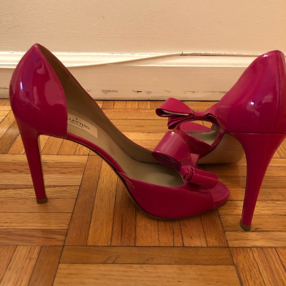Valentino Bow Patent Pumps
